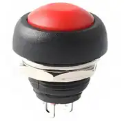 IC-184 12mm Kırmızı Push Buton - Anlık Basmalı 1