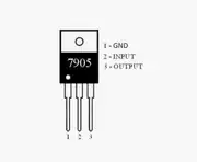 L7905CV -5V 1.5A Lineer Negatif Voltaj Regülatör TO220 4