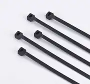 2,5MM X 100MM KLİPS (SİYAH PLASTİK KELEPÇE) 4