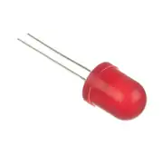 10mm Kırmızı LED Diyot – 2 Pin THT Gösterge LED’i 1