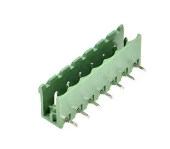 7 Pin 5.08mm 90C Erkek Geçmeli Yeşil Klemens