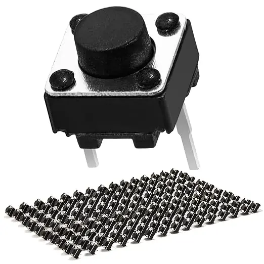 6X6 5mm Tach Buton (2 Bacak)