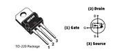 IRF540 N Kanal Güç Mosfet TO-220 33A 100V 2