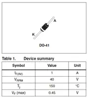 1N5819 1A 40V Schottky Diyot 3