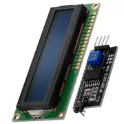 IIC/I2C Modüllü 2x16 Mavi LCD Ekran - Lehimli 1