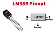 LM385Z-1.2 1.235V Mikro Güç Voltaj Referans Diyotu TO-92-3 2