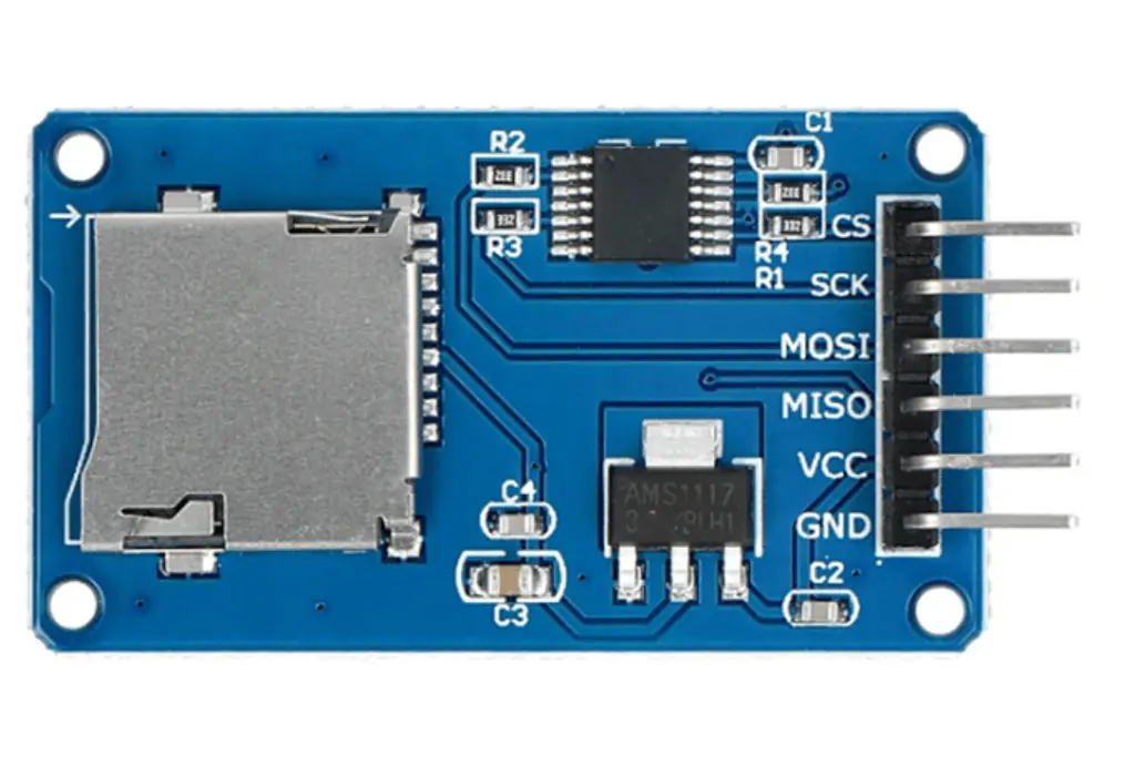 Micro SD Kart Okuyucu Yazma Modülü SPI Arduino Uyumlu