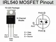 IRL540N Logic Level N Kanal MOSFET 100V 36A TO-220 2