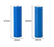 3.7V 2200mAh 18650 Li-ion Şarjlı Pil - Başlı 2