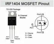 IRF1404 N Kanal MOSFET 40V 202A TO-220 2