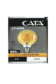 Cata CT-4286 9W E27 2700K G95 Glop Led Rustik Ampul 4