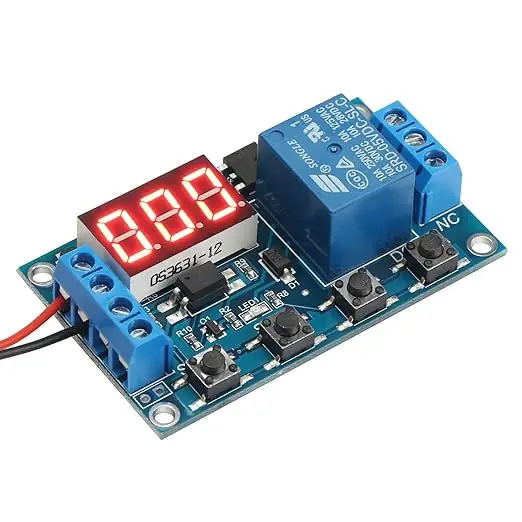 Zaman Ayarlı Zaman Tetiklemeli 12V Röle Micro USB Girişli XY-J02
