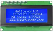 20x4 2004 I2C LCD Ekran Modülü Arduino Uyumlu 2