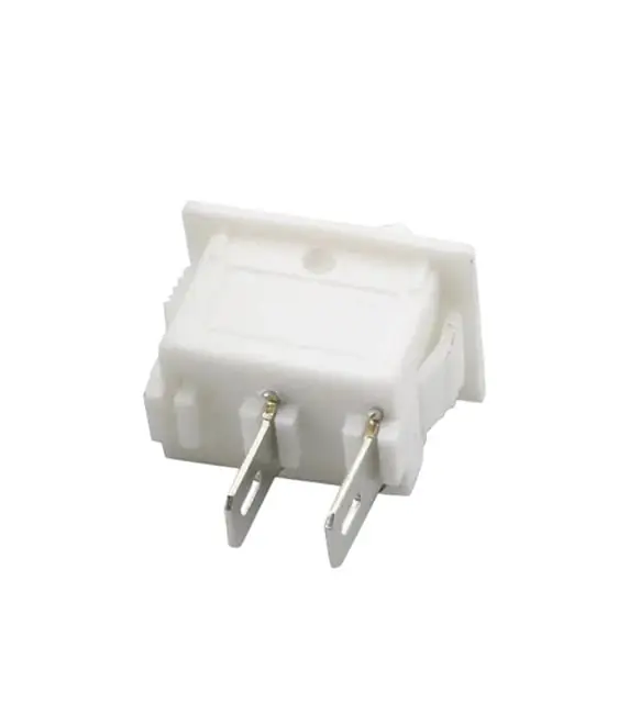 IC-120B Mini Işıksız Anahtar 2P On-Off Beyaz