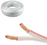 2x0,75 mm Kordon Hoparlör Kablosu Montaj Kablosu 1 METRE 2