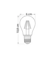 CT-4217 8W 220V E27 Duylu Rustik LED Ampul 2