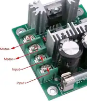 12V-40V 10A 400W PWM DC Motor Hız Kontrol Modülü Devresi 4