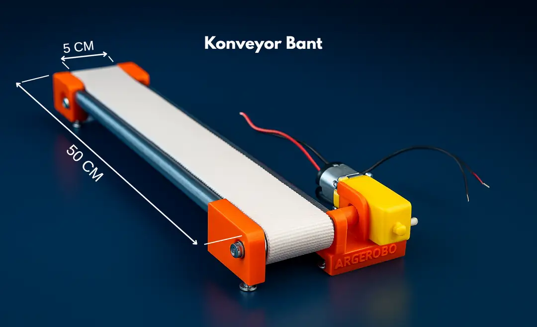 Arduino ve Bitirme Projeleri için Konveyör Bant Set