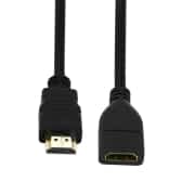 HDMI Kablo Erkek-Dişi 30 cm uzatma 3