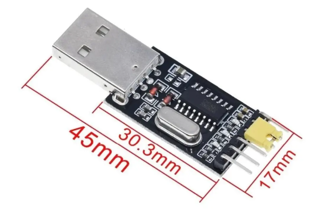 CH340G USB - TTL UART Seri Dönüştürücü Modülü