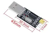 CH340G USB - TTL UART Seri Dönüştürücü Modülü 1