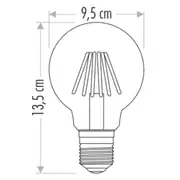 Cata CT-4286 9W E27 2700K G95 Glop Led Rustik Ampul 3