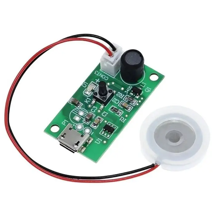 USB Ultrasonik Nem Buhar Yapıcı Modül - 5V Sis Yapıcı
