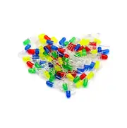 5mm Karışık Renklerde Led Diyot - 5 Farklı Renk - 100 Adet 1