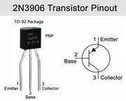 2N3906 PNP BJT Transistör TO-92 2