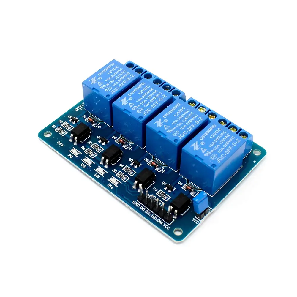 4 Kanal 12V Röle Kartı