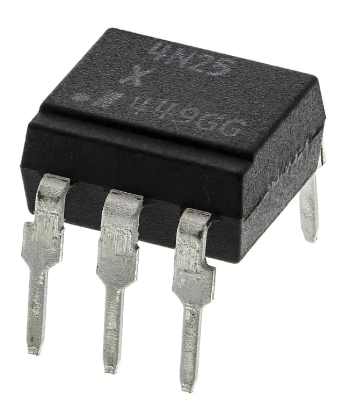 4N25 Fototransistör Çıkışlı Optokuplör Entegresi DIP-6