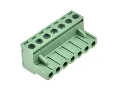 7 Pin 5.08mm Dişi Geçmeli Yeşil Klemens