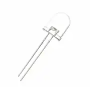 10mm Beyaz LED Diyot – 2 Pin THT Gösterge LED’i 1