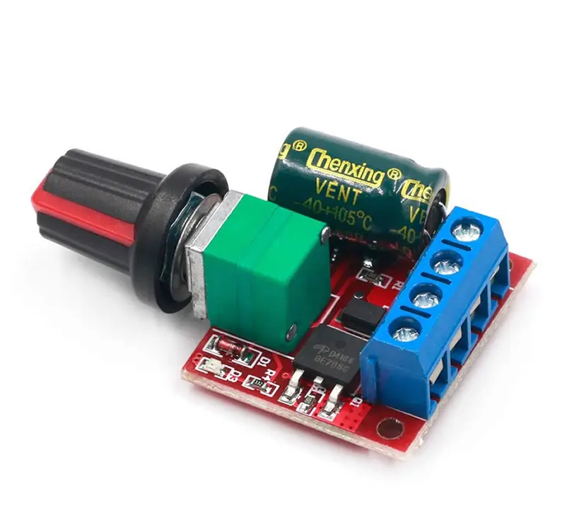 5A 35V PWM DC Motor Hız Kontrol Modülü Devresi