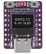 ESP32-C3 0.42" OLED Ekranlı WiFi + Bluetooth Geliştirme Kartı 3