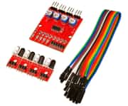 4'lü Çizgi İzleyen Sensör Seti - 4 Way Tracking Module 2