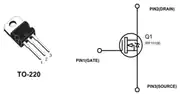 IRF1010E N Kanal MOSFET 60V 81A TO-220 3