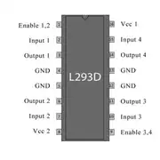 L293D Motor Sürücü Entegresi Dip-16 2
