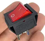 IC-104C Vida Bacak Geniş Işıklı Anahtar On-Off 4P 220V 1