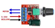 5A 35V PWM DC Motor Hız Kontrol Modülü Devresi 4