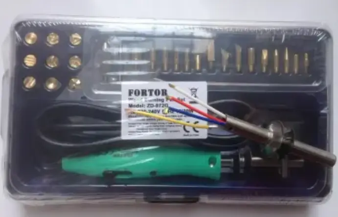 ZD-972G Ahşap Yakma Ve Desen (Pirografi) Kalem Seti