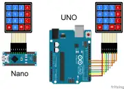 4X4 Membrane Tuş Takımı Keypad 3