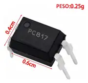 PC817 DIP-4 Transistör Çıkışlı Optokuplör Entegresi 3