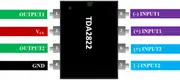 TDA2822L-D08-T Çift Kanal Ses Güç Amplifikatörü Entegresi DIP-8 3