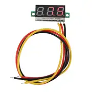 Dijital Mini Voltmetre Dc 0v-100v Gerilim - Voltaj Ölçer 3 Kablo 2