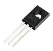 BD135 NPN BJT Güç Transistörü 45V 1.5A TO-126 1