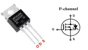 IRF9540N P Kanal MOSFET 100V 23A TO-220 2