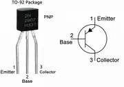 2N2907A PNP BJT Transistör TO-92 2