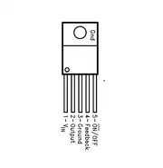 LM2576HVT-12 12V 3A Step-Down Voltaj Regülatörü TO-220-5 3