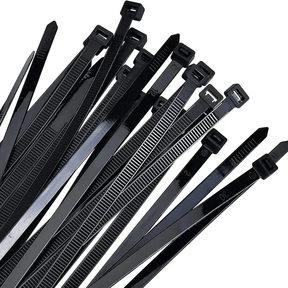 2,5MM X 100MM KLİPS (SİYAH PLASTİK KELEPÇE)